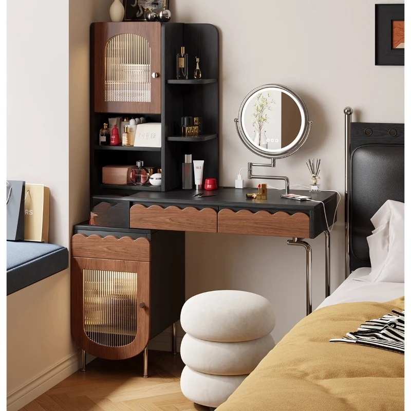 LH solid wood dressing table, chest cabinet integrated small apartment makeup table
LH solid wood dressing table, chest cabinet integrated small apartment makeup table