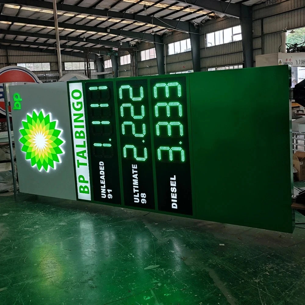 Petrol Station Led Digital Signage Advertising Pylon Sign for Price Display
Petrol Station Led Digital Signage Advertising Pylon Sign for Price Display