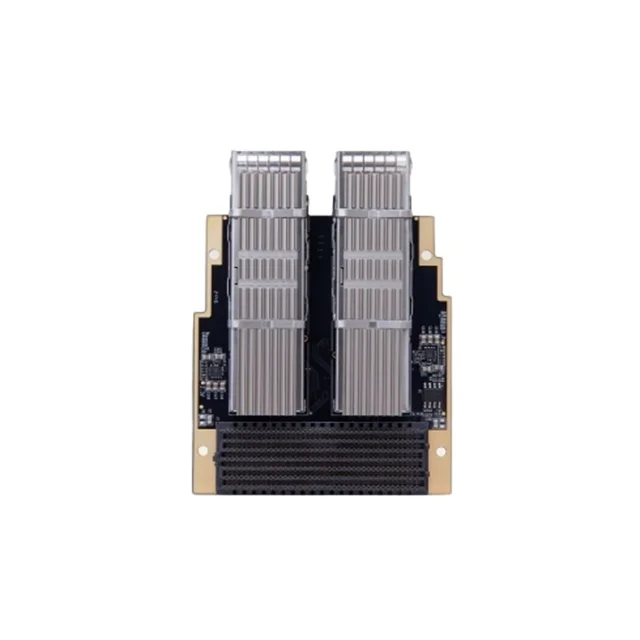 Chipboard Alinx Fp2516 Module Dual 200g Qsfp-dd Fmc+ Optical Fiber Sub-card Board 400gbps Data Center Ai Training Cluster
Chipboard Alinx Fp2516 Module Dual 200g Qsfp-dd Fmc+ Optical Fiber Sub-card Board 400gbps Data Center Ai Training Cluster