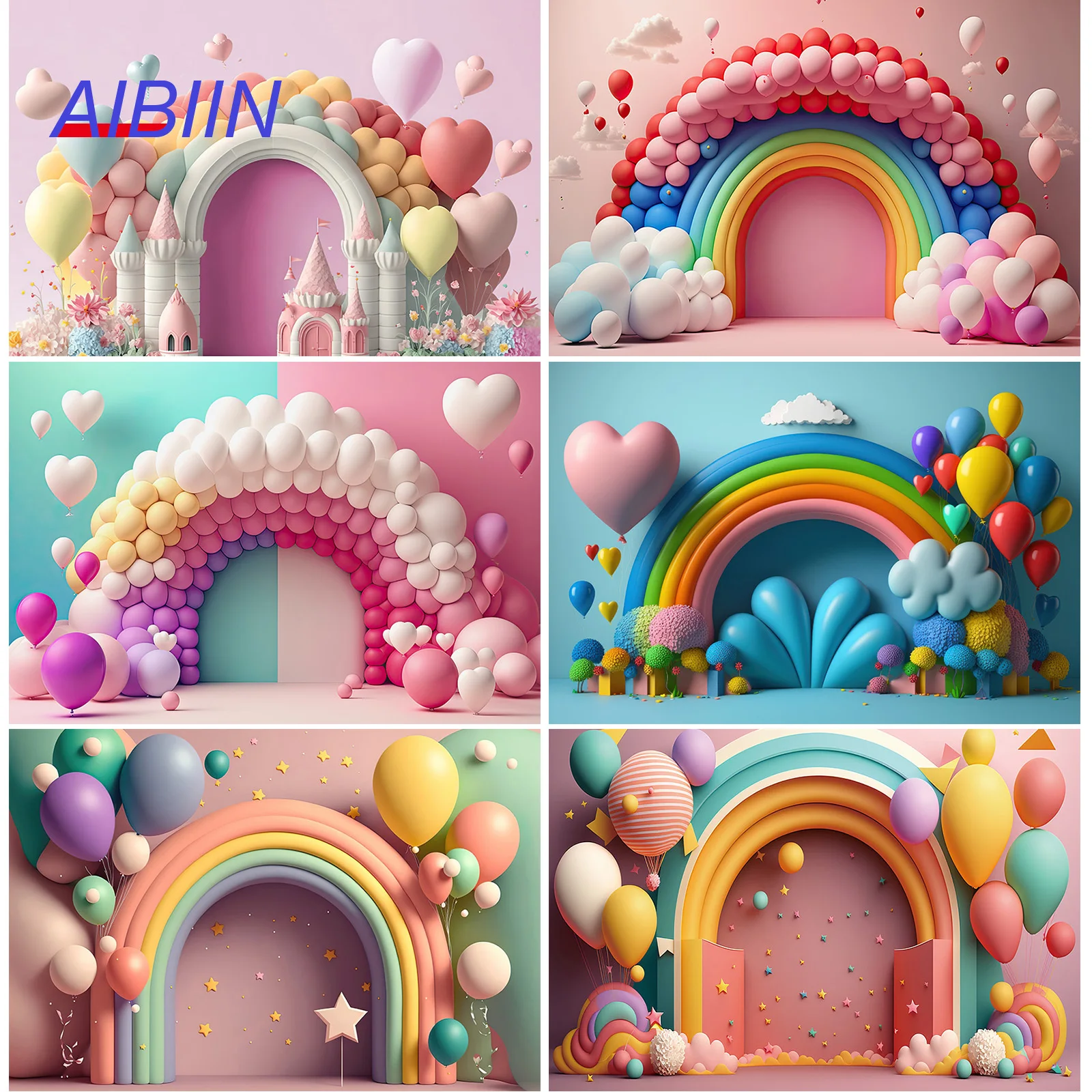Colorful Balloons Photography Background Dream Arch Photozone Backdrop Party Decoration Girl Baby Shower Portrait Photo Studio
Colorful Balloons Photography Background Dream Arch Photozone Backdrop Party Decoration Girl Baby Shower Portrait Photo Studio