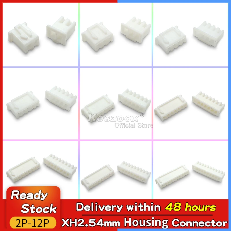 Tcenofoxy JST XH2.54 2,54 мм Разъем Корпус Разъем с клеммами 2-12Pin
Tcenofoxy JST XH2.54 2,54 мм Разъем Корпус Разъем с клеммами 2-12Pin
