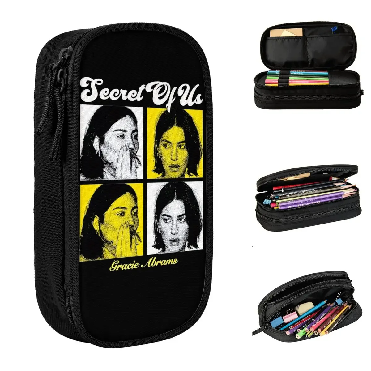 Gracie Abrams Albums Vintage 2024 Pencil Case Pen Box Pencil Bags for Student Large Storage School Supplies Gifts Pencil Pouch
Gracie Abrams Albums Vintage 2024 Pencil Case Pen Box Pencil Bags for Student Large Storage School Supplies Gifts Pencil Pouch