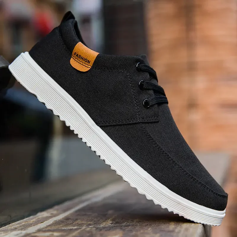 Man Shoe Black With Laces Canvas Low-Top Sneakers Designer Luxury Leisure Hiking Comfortable New In Elegant Casual Shoes for Men
Man Shoe Black With Laces Canvas Low-Top Sneakers Designer Luxury Leisure Hiking Comfortable New In Elegant Casual Shoes for Men