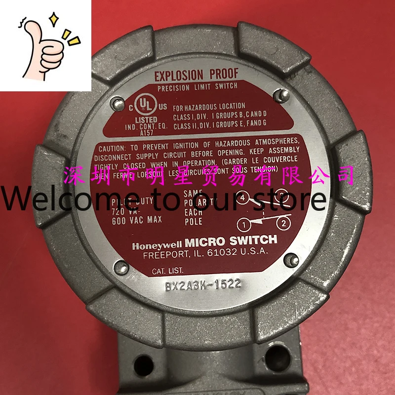 Honeywell BX2A3K Explosion-proof Limit Switch In Stock, Original And Genuine.