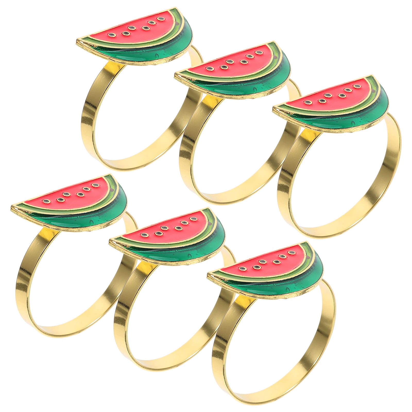 6 шт. кольца для салфеток с арбузом, пряжки с фруктами, многоразовые держатели для вечеринки, фестиваля, дома, кольцо для салфеток, посуда, аксессуары
6 шт. кольца для салфеток с арбузом, пряжки с фруктами, многоразовые держатели для вечеринки, фестиваля, дома, кольцо для салфеток, посуда, аксессуары