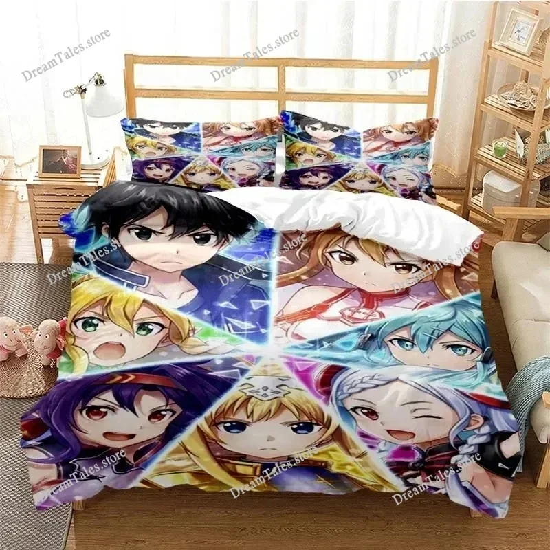 Cartoon Asuna Sword Art Online Duvet Cover Sets Pillowcase Bedding Set Kids Children Gift Girls Single Queen King Size Bed Linen
Cartoon Asuna Sword Art Online Duvet Cover Sets Pillowcase Bedding Set Kids Children Gift Girls Single Queen King Size Bed Linen