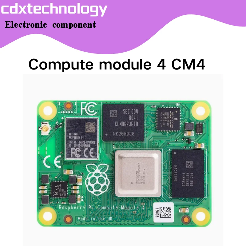 Основная плата вычислительного модуля Raspberry PI Вычислительный модуль 4 CM4 имеет дополнительную конфигурацию Wi-Fi/Bluetooth опционально.
Основная плата вычислительного модуля Raspberry PI Вычислительный модуль 4 CM4 имеет дополнительную конфигурацию Wi-Fi/Bluetooth опционально.