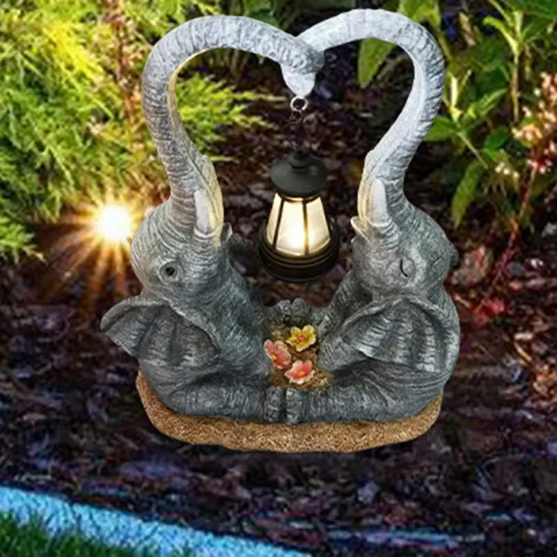 Elephant Figurine Decorative Night Lights Outdoor Solar Double Elephant Garden Light Lawn Home Elephant Patio Landscape Lamp
Elephant Figurine Decorative Night Lights Outdoor Solar Double Elephant Garden Light Lawn Home Elephant Patio Landscape Lamp
