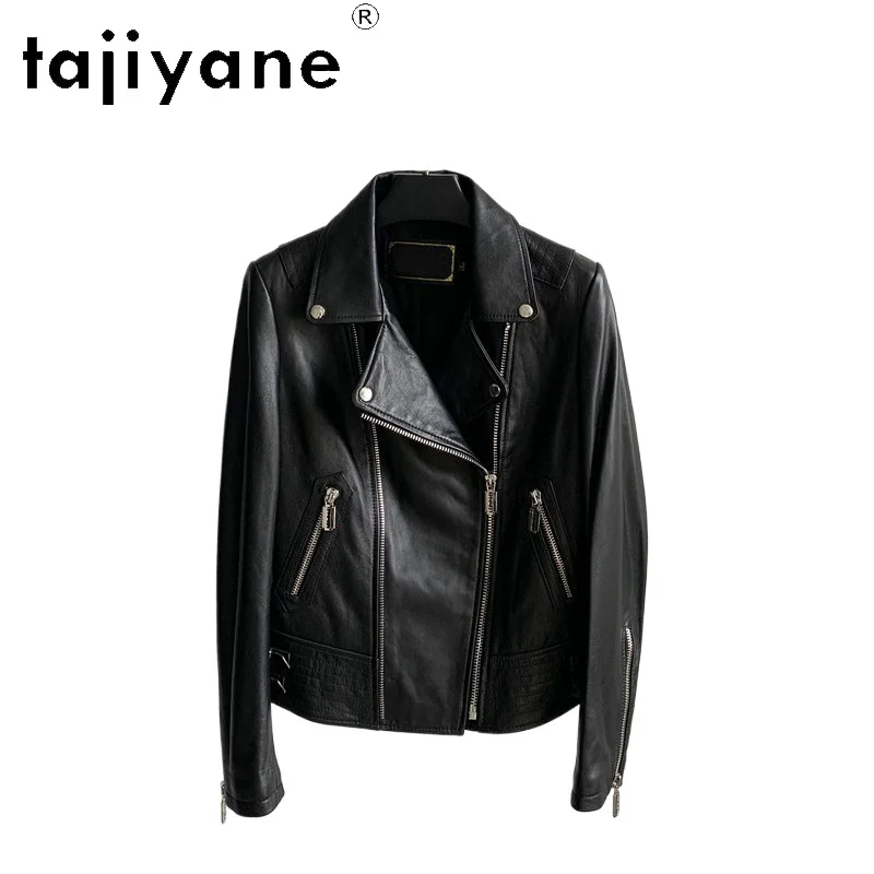 TAJIYANE Genuine Sheepskin Leather Jacket Woman Short Slim Motorcycle Coat Casual Real Leather Jackets 2026 Autumn Women Clothes
TAJIYANE Genuine Sheepskin Leather Jacket Woman Short Slim Motorcycle Coat Casual Real Leather Jackets 2026 Autumn Women Clothes