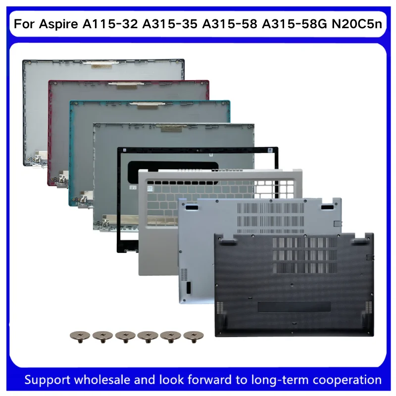 New For Kailxuling Aspire A115-32 A315-35 A315-58 A315-58G N20C5n LCD Back Cover/Front Bezel/Palmrest /Bottom Base
New For Kailxuling Aspire A115-32 A315-35 A315-58 A315-58G N20C5n LCD Back Cover/Front Bezel/Palmrest /Bottom Base