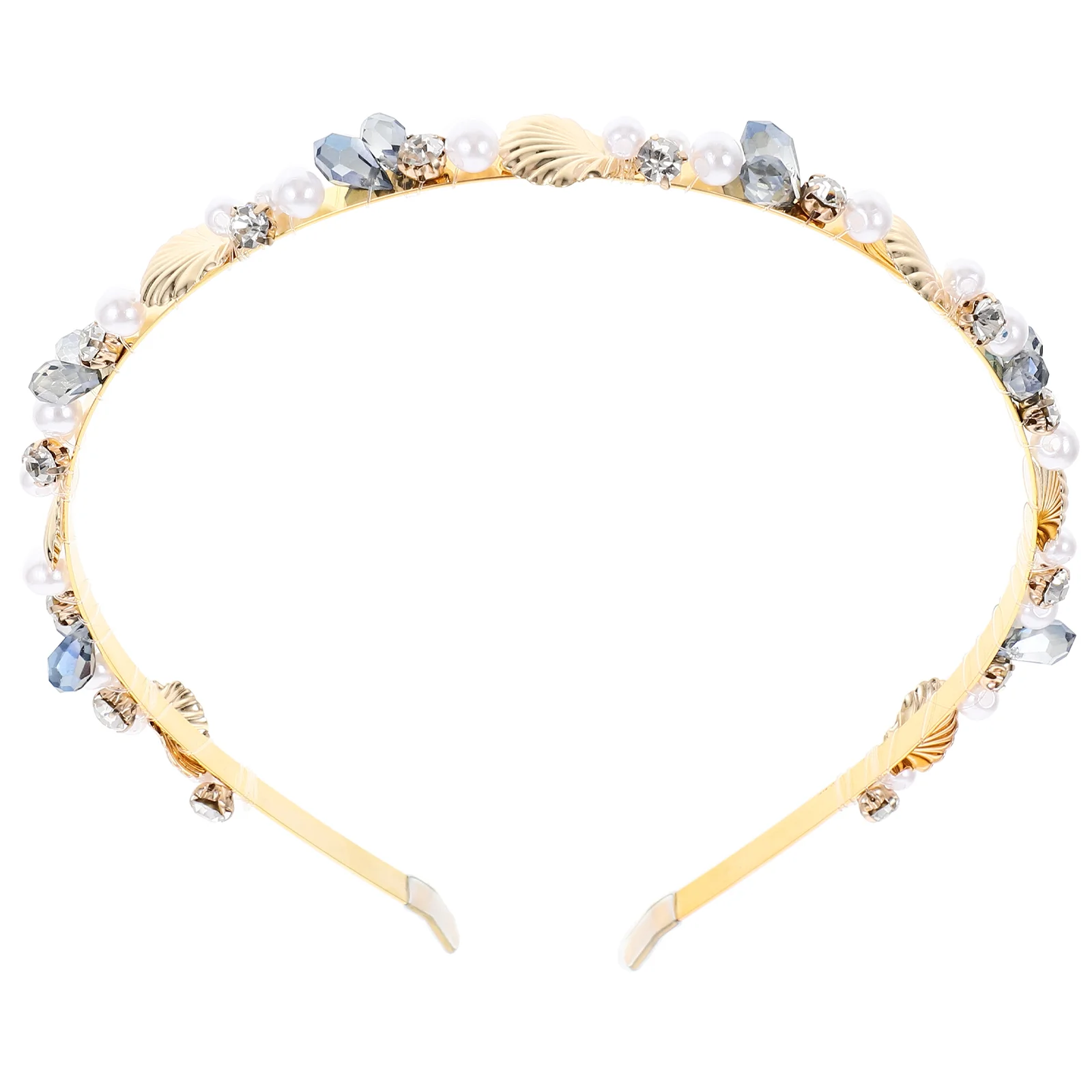 Rhinestone Hair Pins Pearl Shell Headband Accessories for Girls Bride Golden Alloy
Rhinestone Hair Pins Pearl Shell Headband Accessories for Girls Bride Golden Alloy