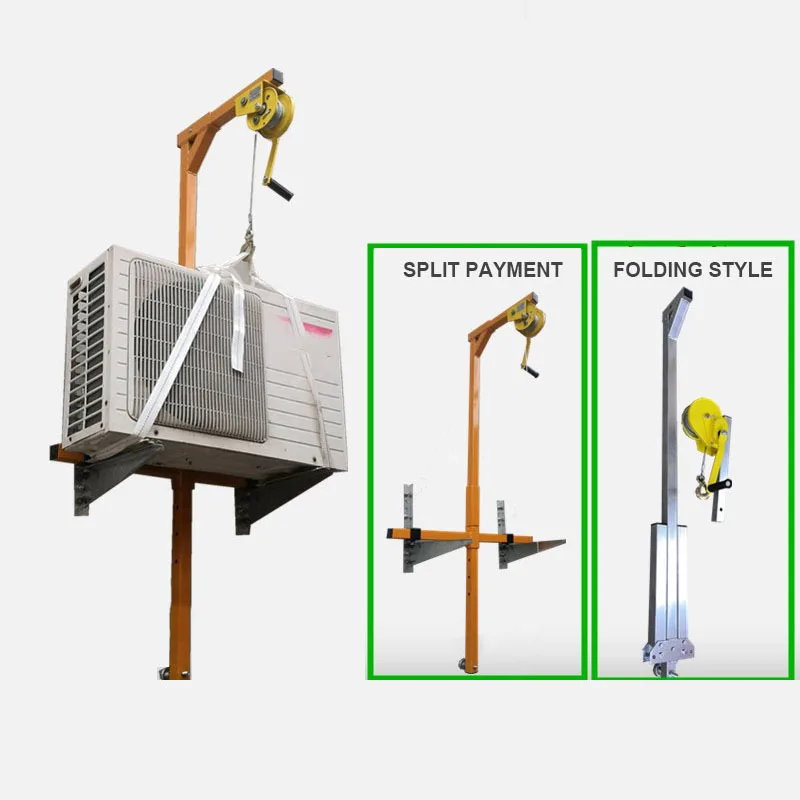 10/15/20m Folding Crane Lifting Bracket Portable Lifting Machine Manual Winch Assembly Air Conditioning Lifting Tool
10/15/20m Folding Crane Lifting Bracket Portable Lifting Machine Manual Winch Assembly Air Conditioning Lifting Tool