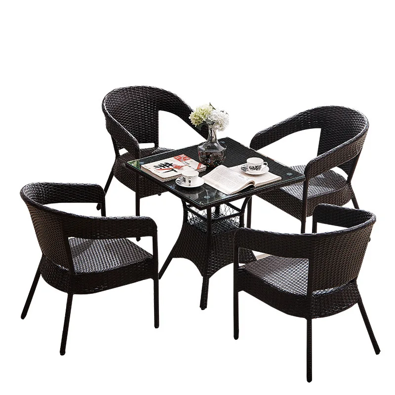 Outdoor tables and chairs courtyard garden balcony cafe leisure rattan chair sun room outdoor sun protection waterproof terrace
Outdoor tables and chairs courtyard garden balcony cafe leisure rattan chair sun room outdoor sun protection waterproof terrace