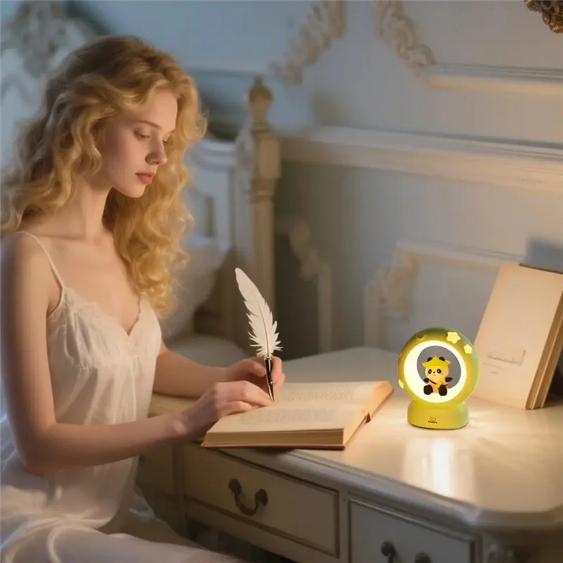 AA01-For Kids Night Light Moon Panda Bedside Lamp 3 Brightness Levels Bedroom Lighting Cartoon Decoration
AA01-For Kids Night Light Moon Panda Bedside Lamp 3 Brightness Levels Bedroom Lighting Cartoon Decoration