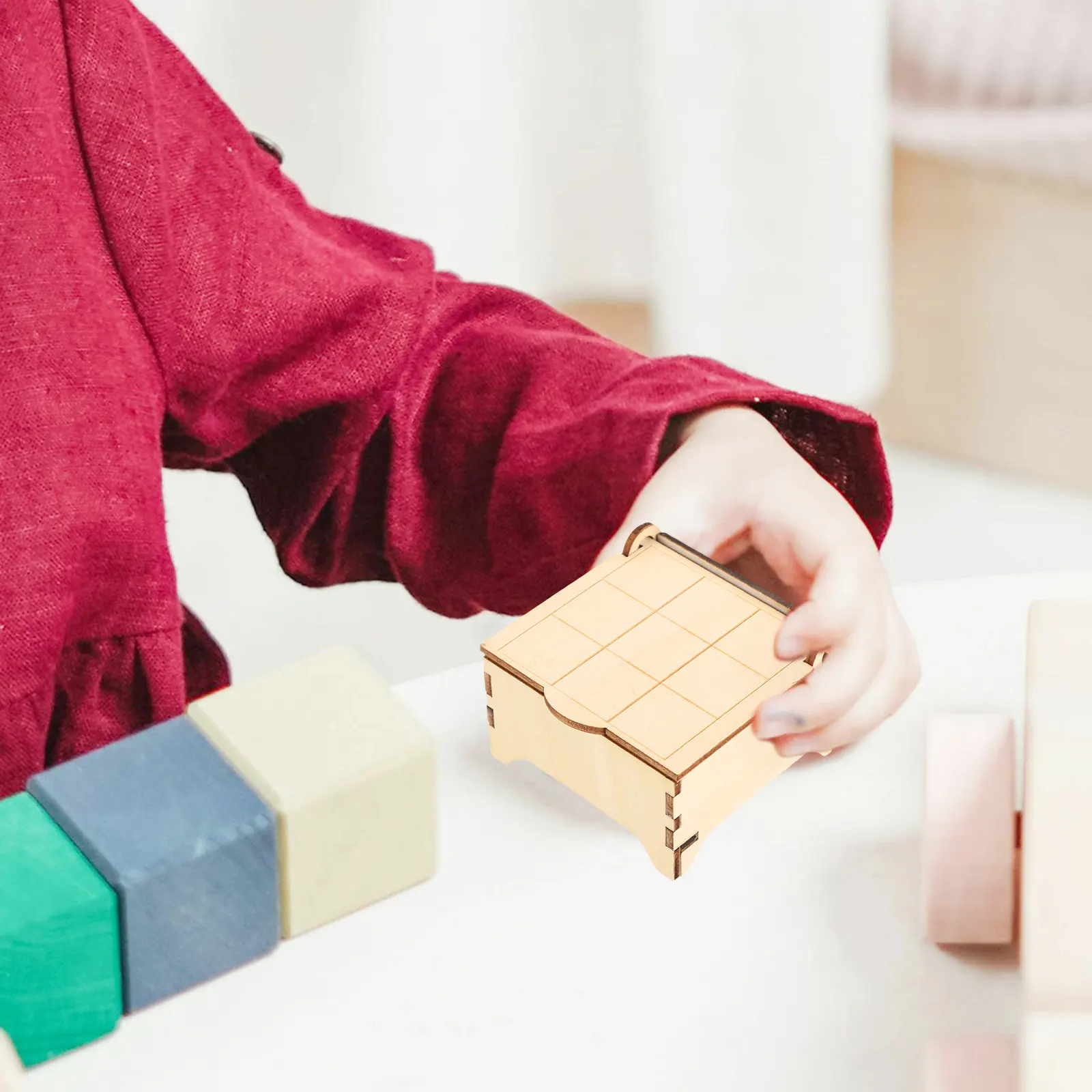 Wooden Game for Kids Natural Wood Educational Board Game Portable Family Strategy Tabletop Puzzle Box
Wooden Game for Kids Natural Wood Educational Board Game Portable Family Strategy Tabletop Puzzle Box