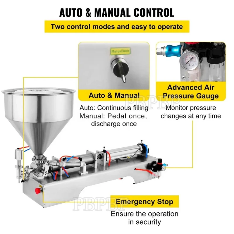 PBOBP Automatic Small 1 Head Liquid Filling Machine Belt Precise Filling Anti-drip Design For Drink Cosmetics Efficiency
PBOBP Automatic Small 1 Head Liquid Filling Machine Belt Precise Filling Anti-drip Design For Drink Cosmetics Efficiency
