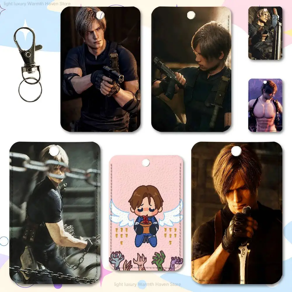 L-Leon Scott K-Kennedy Key Tag Ring Leather Card Holder Key Ring Rectangle Access Card Holder
L-Leon Scott K-Kennedy Key Tag Ring Leather Card Holder Key Ring Rectangle Access Card Holder