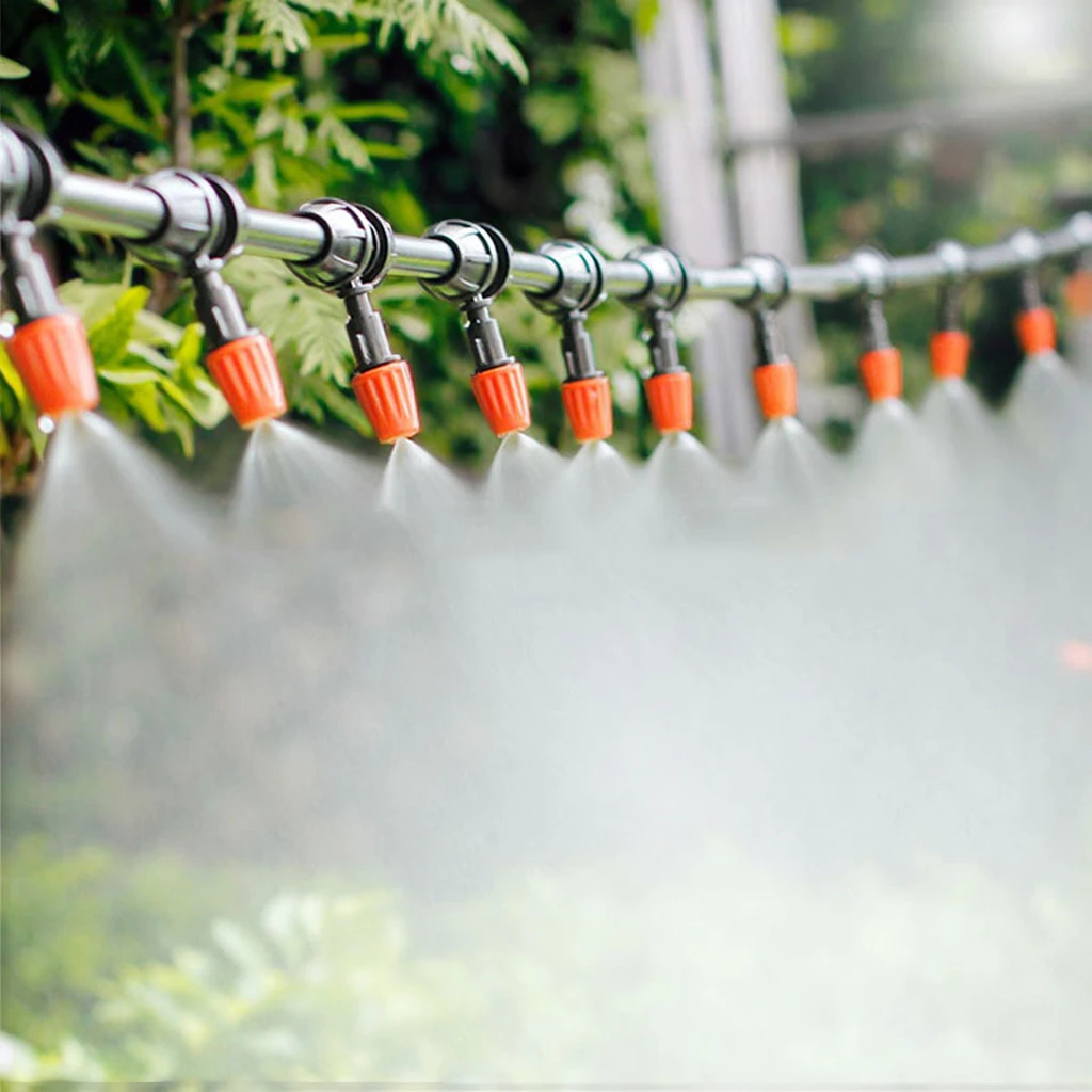 Outdoor Garden and Greenhouse Automatic Drip Irrigation Unit 5m 10m 20m Spray Watering Kit Plastic Plant Watering System
Outdoor Garden and Greenhouse Automatic Drip Irrigation Unit 5m 10m 20m Spray Watering Kit Plastic Plant Watering System
