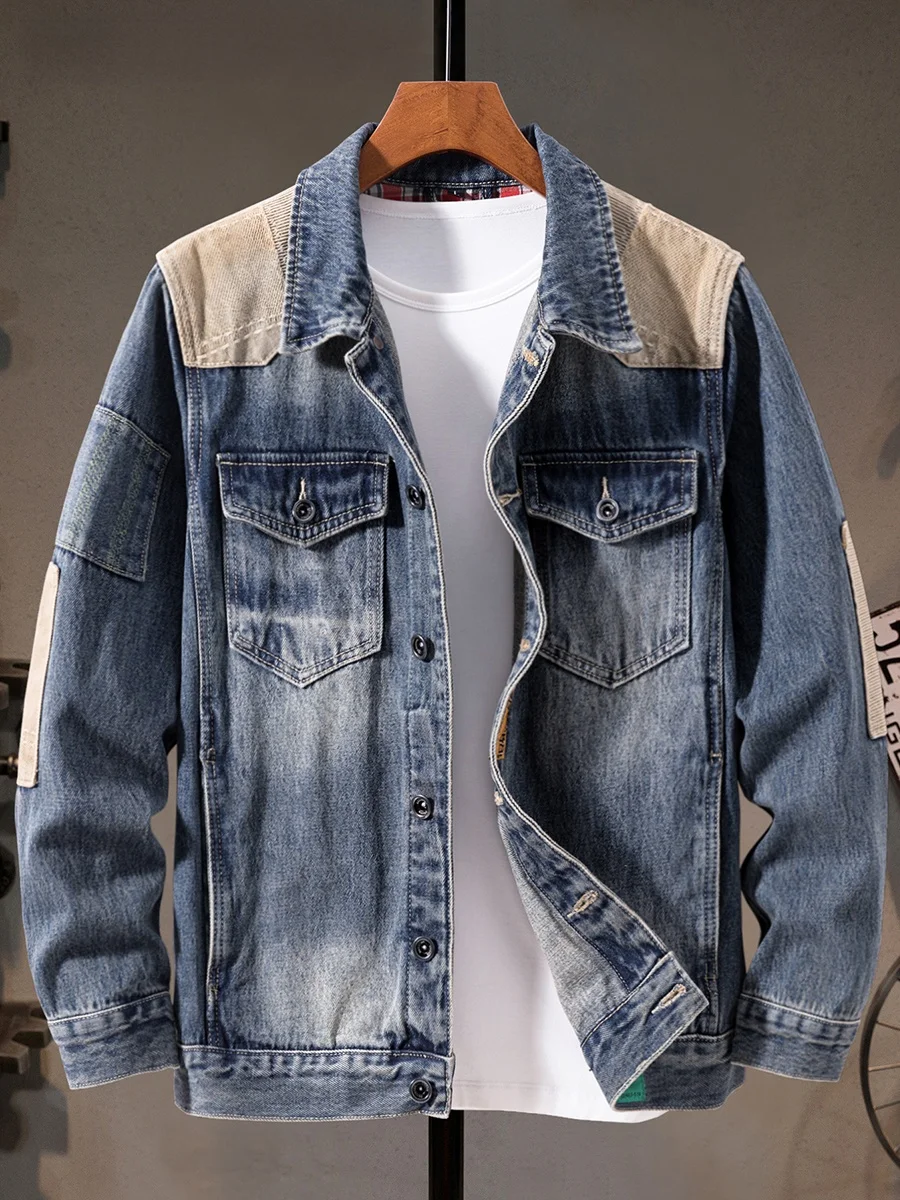 Faionable ort Men's Denim Jaet Slim Fit American Sle Casual Workwear Outerwear Harajuku Trend Youth Cotton Polyester
Faionable ort Men's Denim Jaet Slim Fit American Sle Casual Workwear Outerwear Harajuku Trend Youth Cotton Polyester