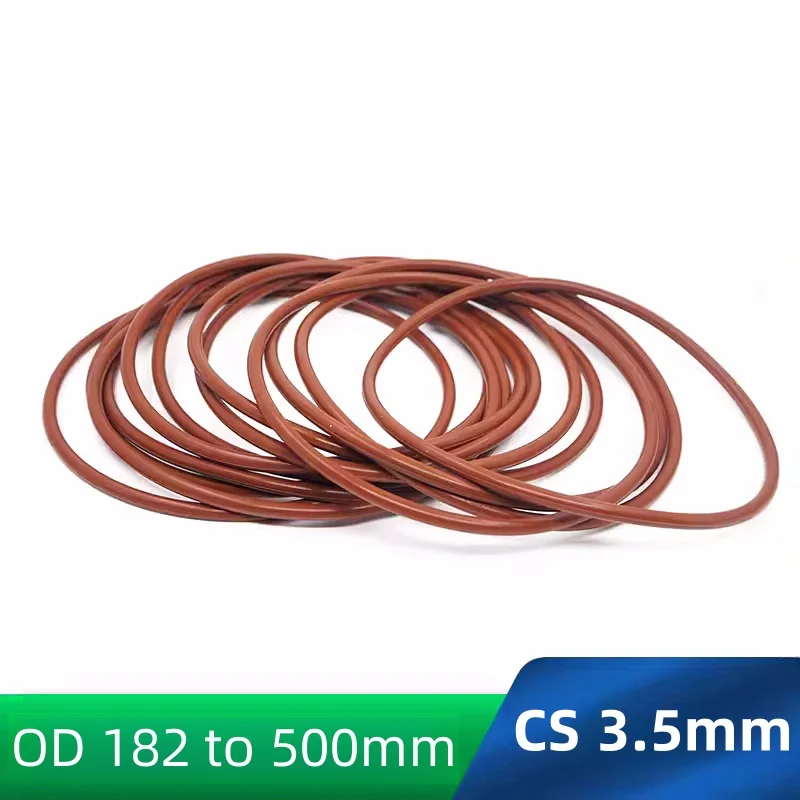 Custom FKM O-rings CS 3.5mm Fluoroelastomer Gasket Chemicals Oils High-temperature Corrosion Resistance Brown
Custom FKM O-rings CS 3.5mm Fluoroelastomer Gasket Chemicals Oils High-temperature Corrosion Resistance Brown