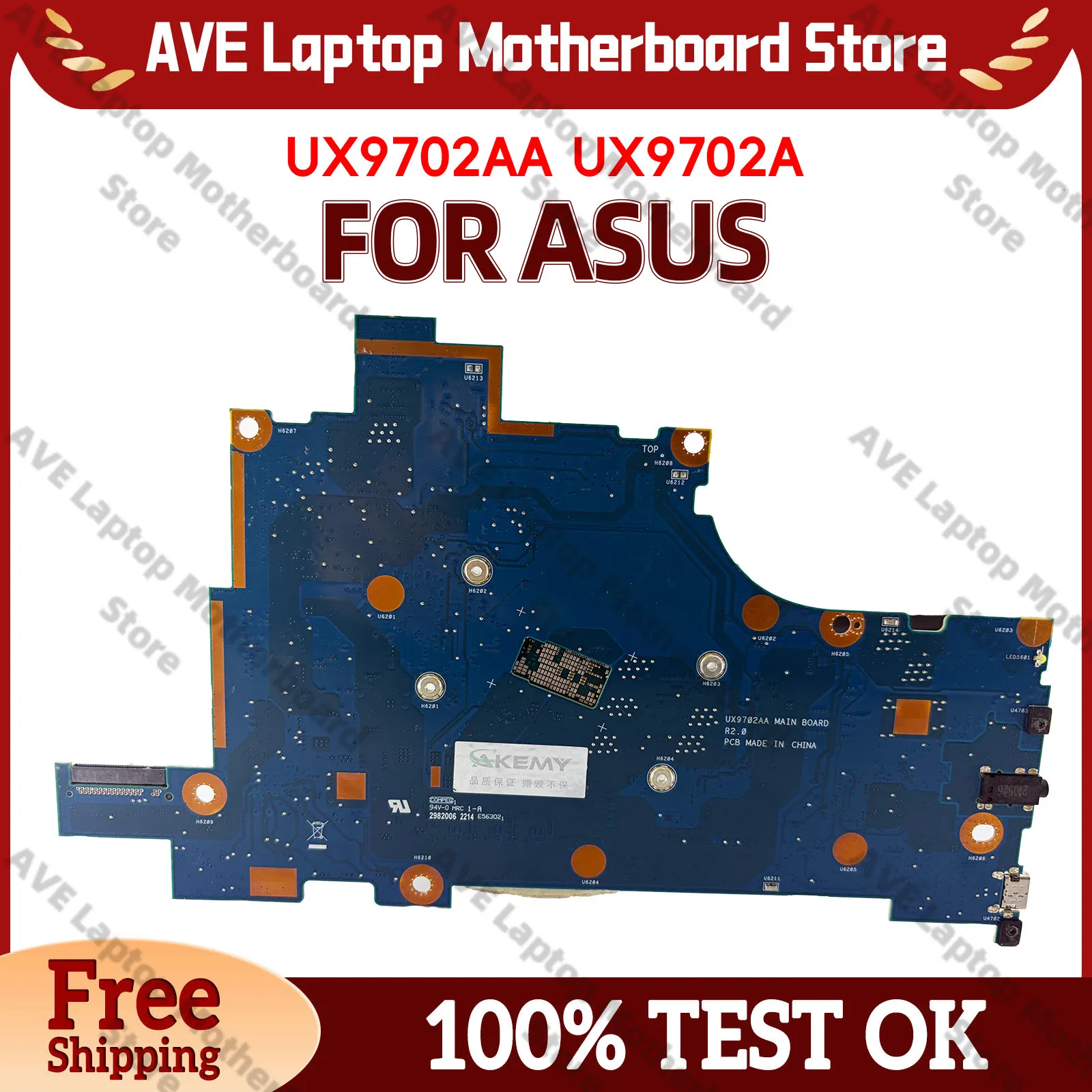 UX9702AA Laptop Motherboard For ASUS ZenBook UX9702AA Notebook Mainboard With 12th Gen I3 i5 i7 100% tests OK fast ship
UX9702AA Laptop Motherboard For ASUS ZenBook UX9702AA Notebook Mainboard With 12th Gen I3 i5 i7 100% tests OK fast ship