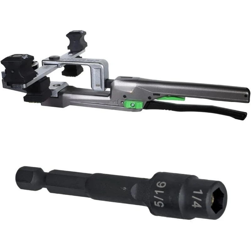 Compact Bender Kit with Reverse Bending Attachment for 1/4" - 7/8" Tube and Pipe Bending, Black, CBKRB 1926598 and 2.75"
Compact Bender Kit with Reverse Bending Attachment for 1/4" - 7/8" Tube and Pipe Bending, Black, CBKRB 1926598 and 2.75"