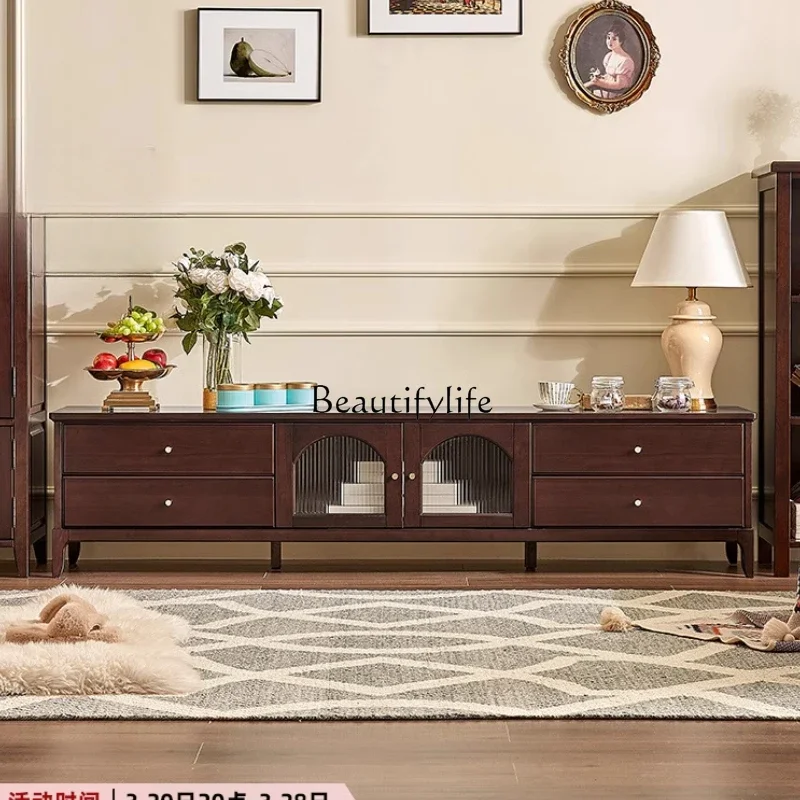 Американский французский ретро-шкаф из массива дерева для телевизора, для гостиной, для небольшой квартиры, современный, простой, напольный, с ящиками.
Американский французский ретро-шкаф из массива дерева для телевизора, для гостиной, для небольшой квартиры, современный, простой, напольный, с ящиками.