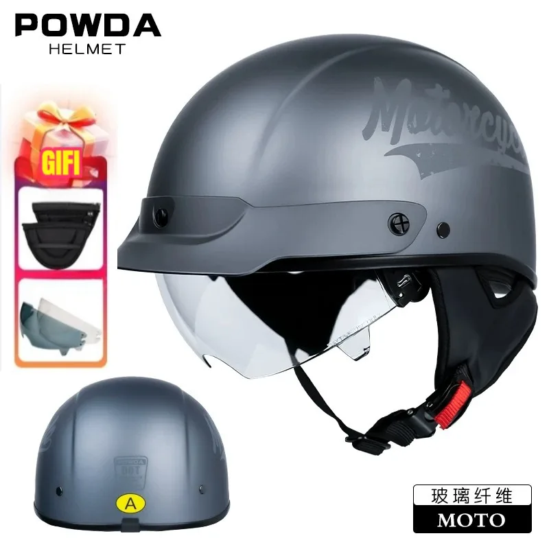 DOT Certification Motorcycle Helmet Retro German Classic Motobike Helmet Capacete De Moto with HD Visors
DOT Certification Motorcycle Helmet Retro German Classic Motobike Helmet Capacete De Moto with HD Visors