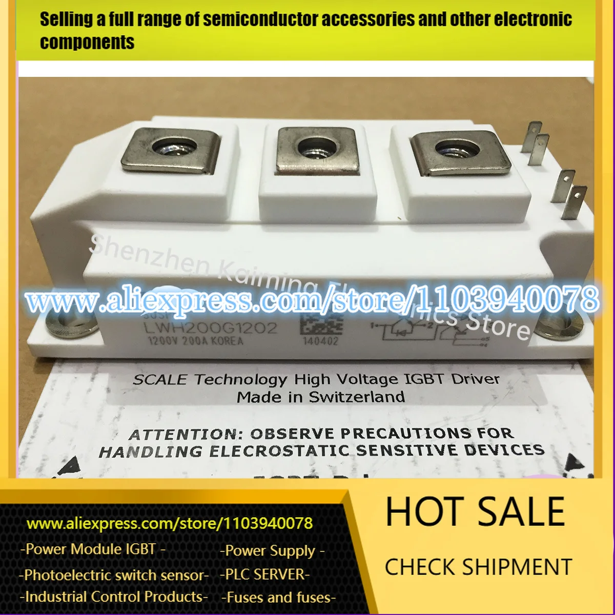 NEW AND Original IGBT MODULE LWH150G1202 LWH200G1202 LWH300G1202 LVH150G1201Z LWH150G1201 LWH300G1203 in stock
NEW AND Original IGBT MODULE LWH150G1202 LWH200G1202 LWH300G1202 LVH150G1201Z LWH150G1201 LWH300G1203 in stock