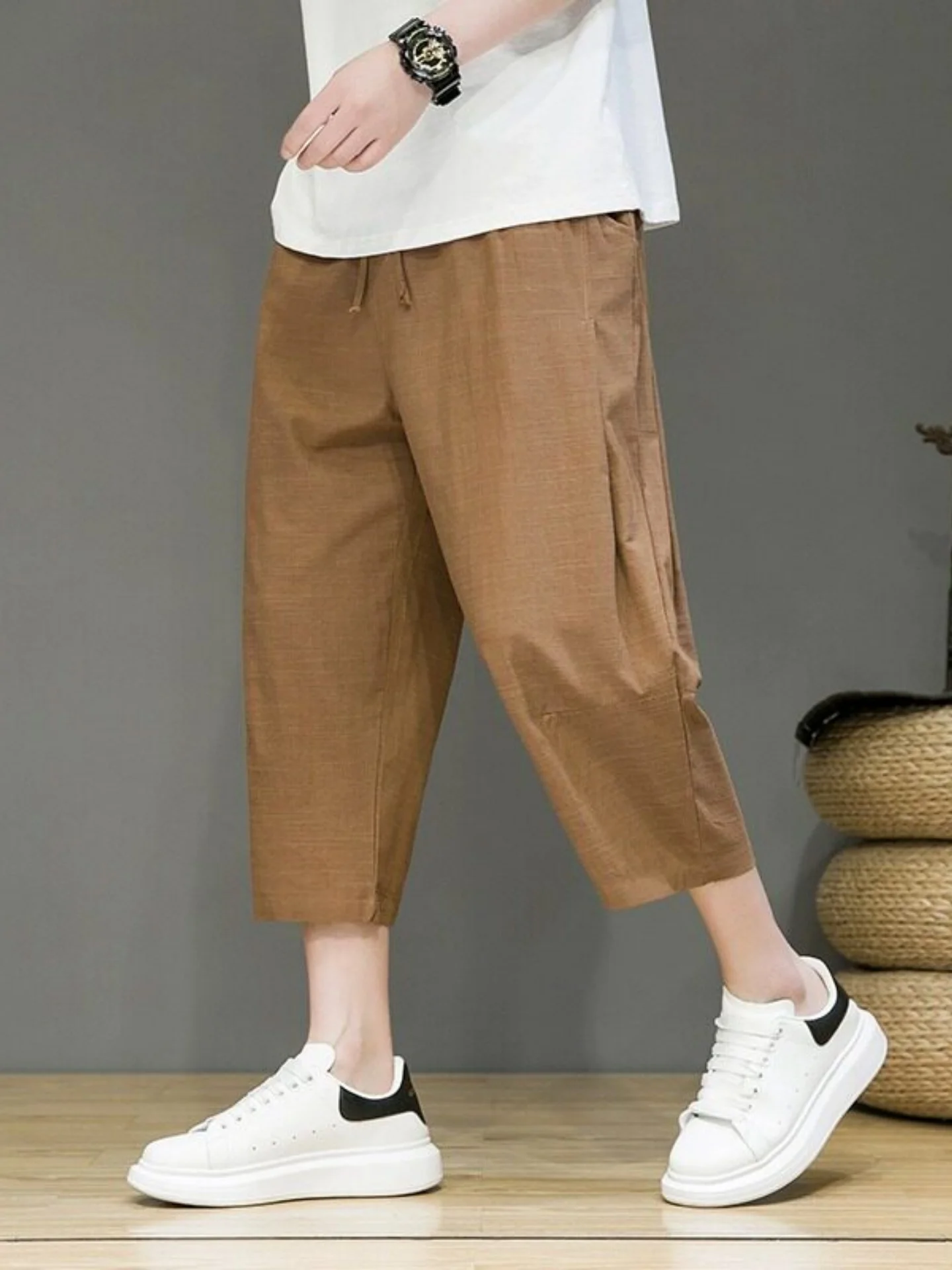 Linen Men's Summer Thin Casual Loose Large Size Shorts Style Cotton Linen Seven-Foot Pants Comfortable Breathable Soft
Linen Men's Summer Thin Casual Loose Large Size Shorts Style Cotton Linen Seven-Foot Pants Comfortable Breathable Soft