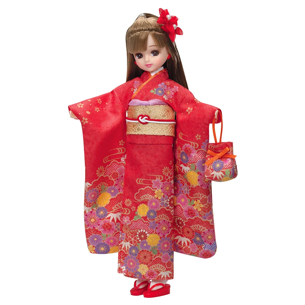 1/6 Bjd Doll Kimono Clothes Floral Skirt Pink Red Bathrobe Suit Doll Hairpin Accessories For 1/6 licca Doll, 12 Inhc 30cm Doll
1/6 Bjd Doll Kimono Clothes Floral Skirt Pink Red Bathrobe Suit Doll Hairpin Accessories For 1/6 licca Doll, 12 Inhc 30cm Doll