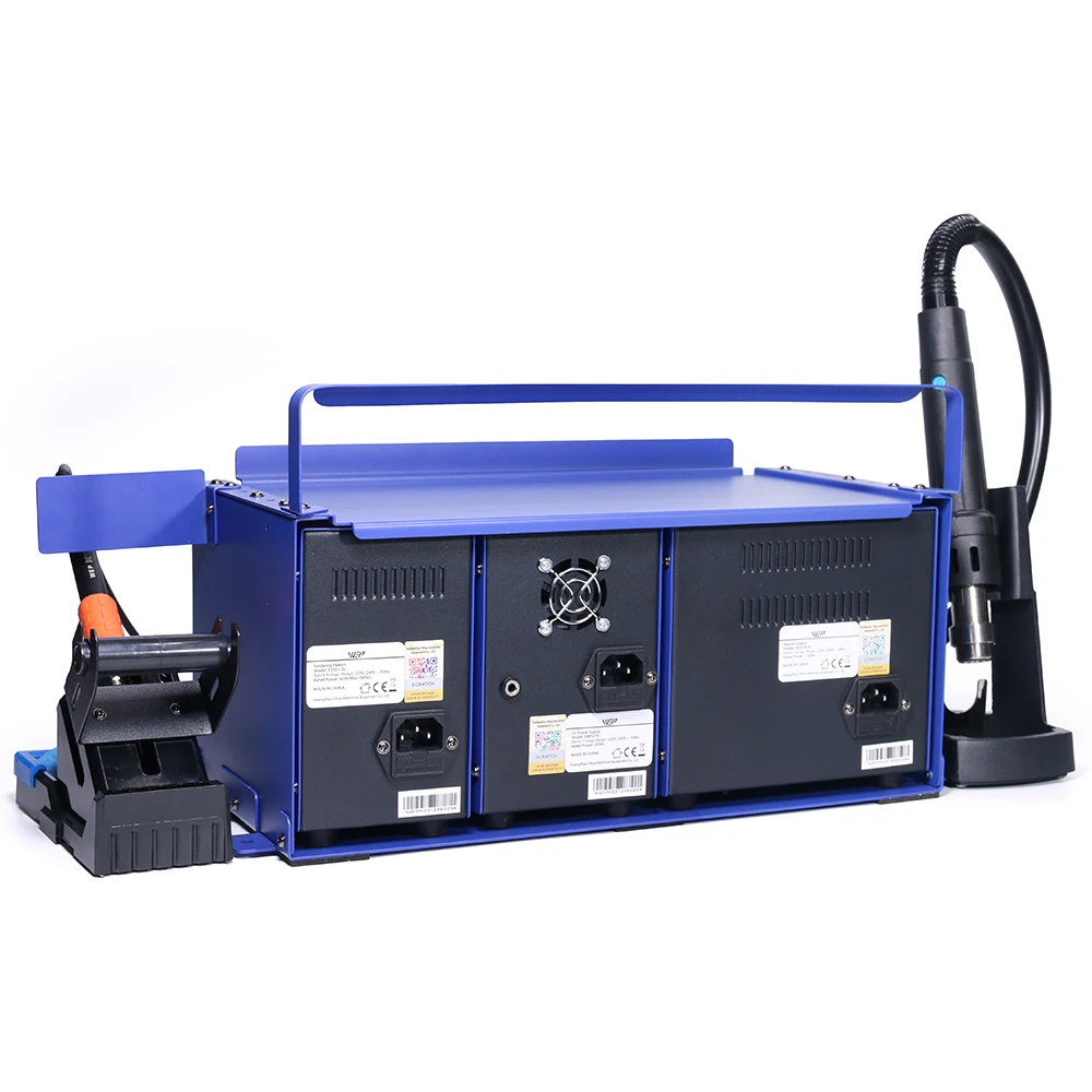 813 Portable 3 Machines Combination Repair Set Phone Laptop Repair DC Power Supply Hot Air Soldering Rework Station
813 Portable 3 Machines Combination Repair Set Phone Laptop Repair DC Power Supply Hot Air Soldering Rework Station