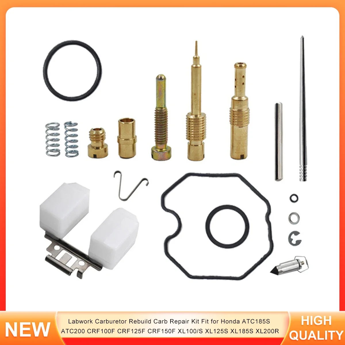 Labwork Carburetor Rebuild Carb Repair Kit Fit for Honda ATC185S ATC200 CRF100F CRF125F CRF150F XL100/S XL125S XL185S XL200R
Labwork Carburetor Rebuild Carb Repair Kit Fit for Honda ATC185S ATC200 CRF100F CRF125F CRF150F XL100/S XL125S XL185S XL200R