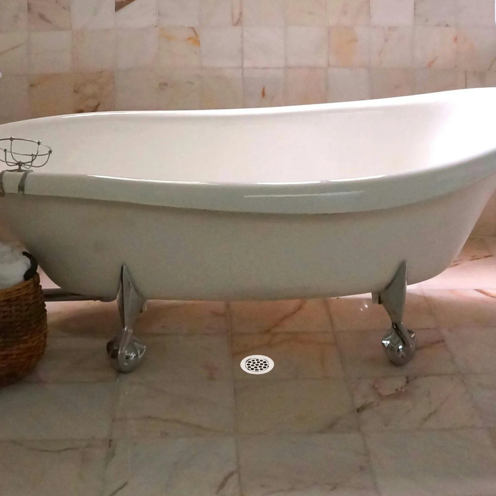 Stainless Steel Floor Drain Large Displacement Silver Strainer Hair Catcher Metal Mesh Anti Clogging Kitchen Bathroom RV Shower
Stainless Steel Floor Drain Large Displacement Silver Strainer Hair Catcher Metal Mesh Anti Clogging Kitchen Bathroom RV Shower