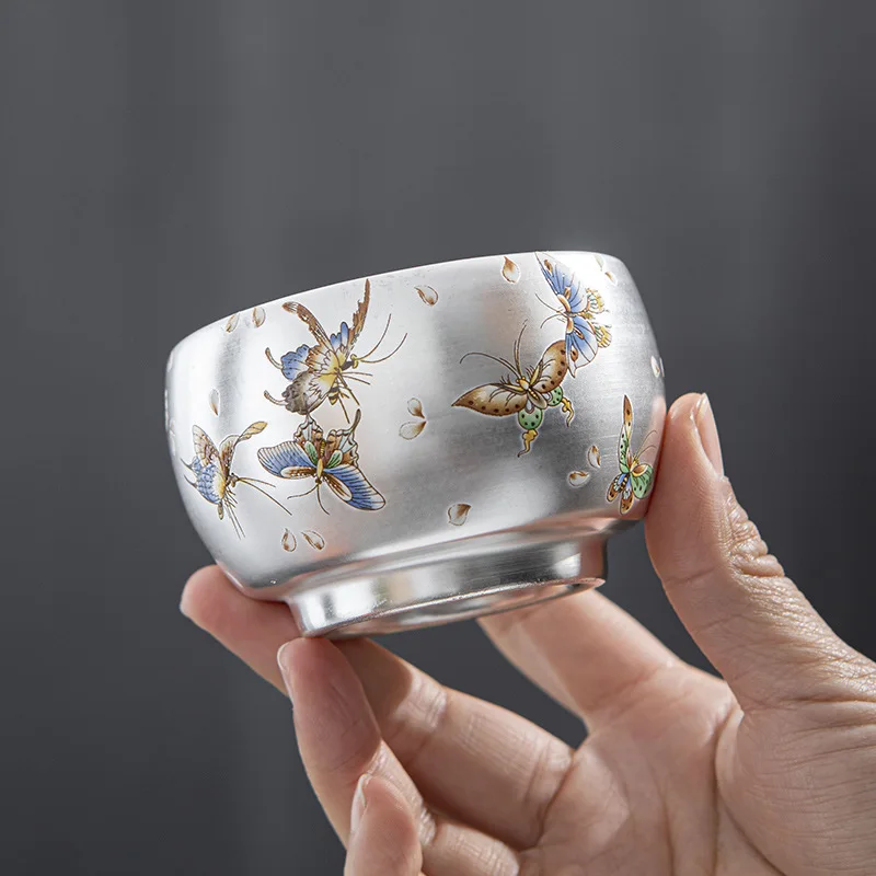 Chinese Tea Cup, Silver Tea Cup, Creative Chinese Trendy Tea Cup, Holiday Gift, Single Cup Ceramic Tea Bowl, Cultural and Creative Tea Cup, Master Cup Gift Box
Chinese Tea Cup, Silver Tea Cup, Creative Chinese Trendy Tea Cup, Holiday Gift, Single Cup Ceramic Tea Bowl, Cultural and Creative Tea Cup, Master Cup Gift Box