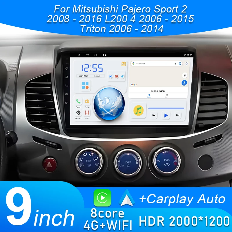 Android 15 Car Radio Multimedia Video Player For Mitsubishi Pajero Sport 2 2008 - 2016 L200 4 2006 - 2015 Triton 2006 - 2014 DVD
Android 15 Car Radio Multimedia Video Player For Mitsubishi Pajero Sport 2 2008 - 2016 L200 4 2006 - 2015 Triton 2006 - 2014 DVD