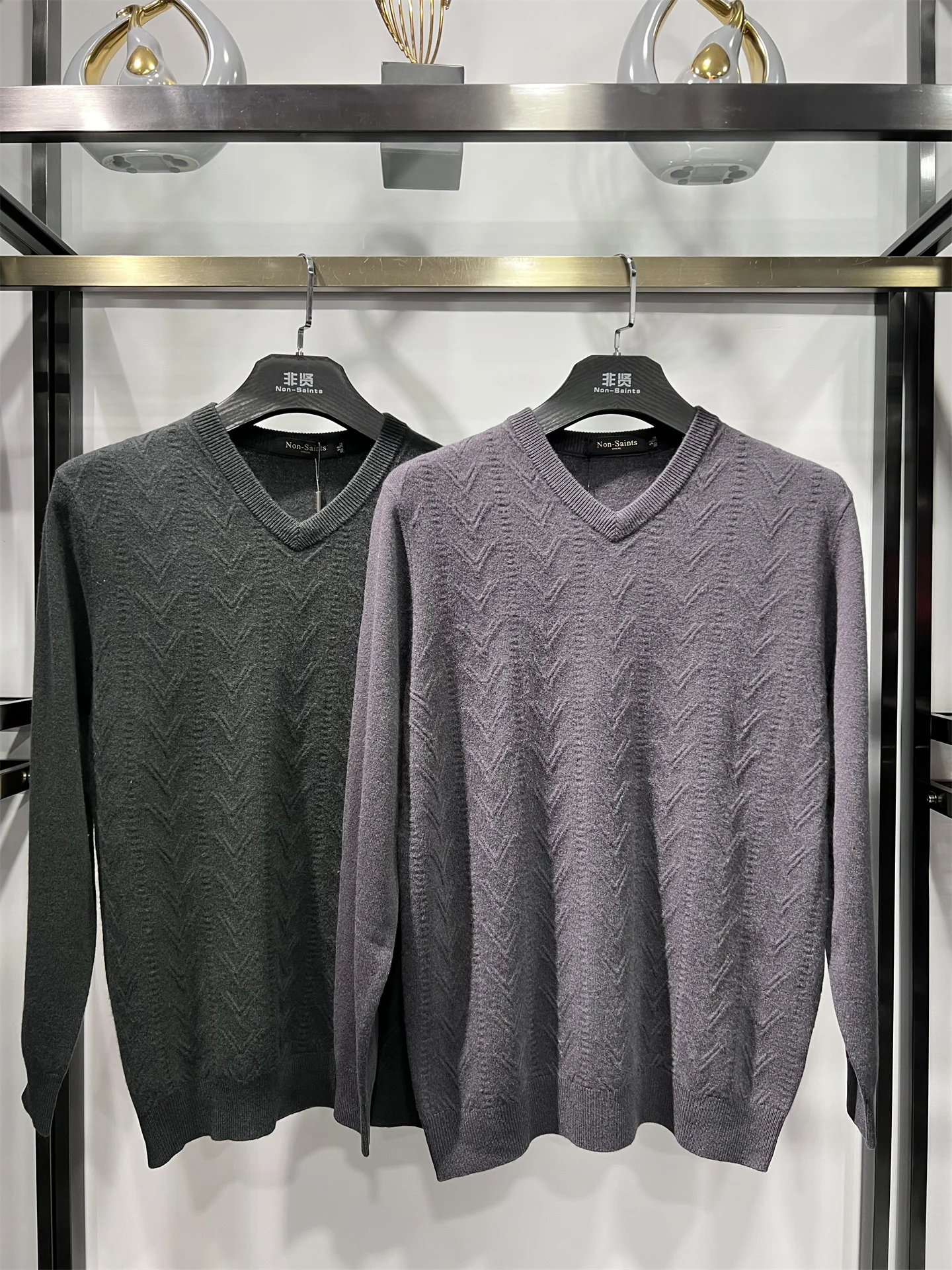 Non-Saints Men's Woolen Knitted V-Ne Sweater Casual Long Sve Warm Base irt Busin Casual Heart-aped Ne Winter Ne...
Non-Saints Men's Woolen Knitted V-Ne Sweater Casual Long Sve Warm Base irt Busin Casual Heart-aped Ne Winter Ne...