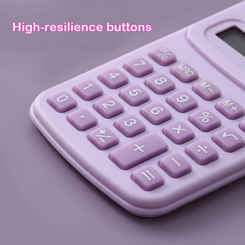Cute, Solid-Color, Portable Mini Calculator—Perfect for Work and Study
Cute, Solid-Color, Portable Mini Calculator—Perfect for Work and Study