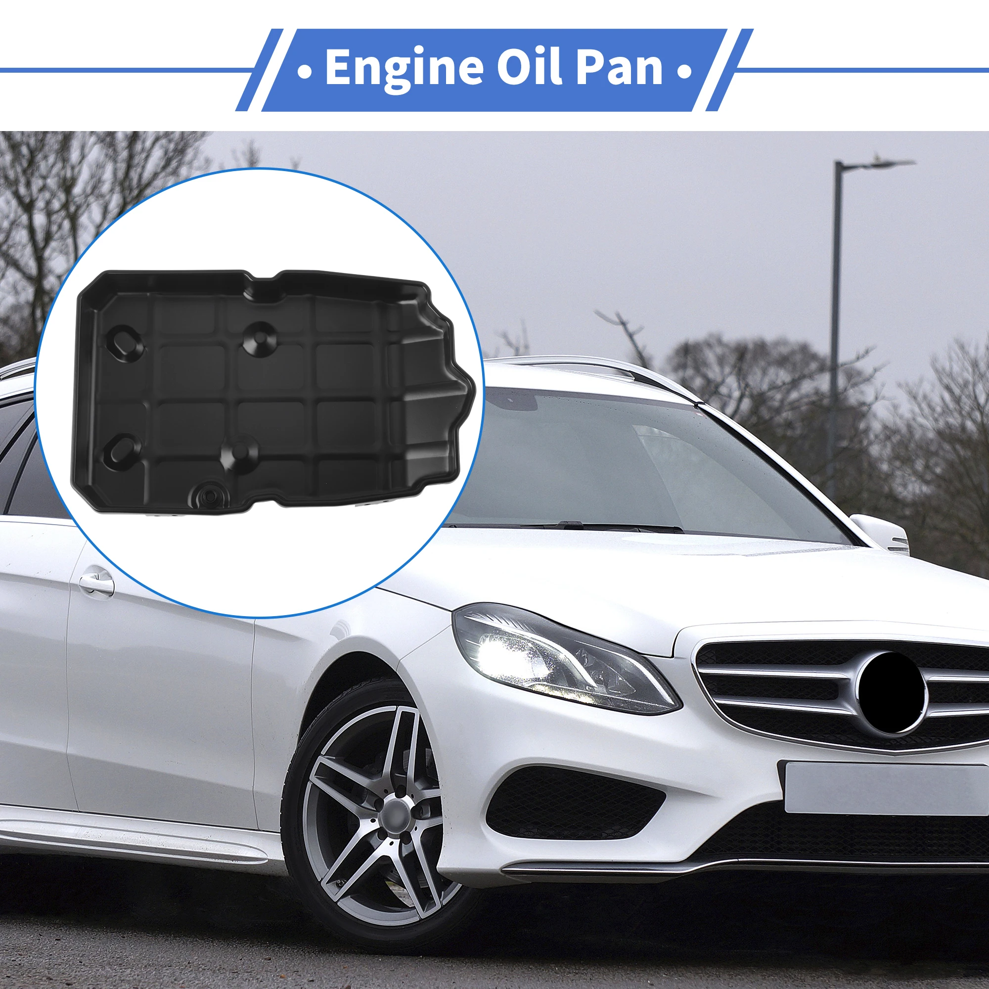 UXCELL No.2222700512 Engine Oil Pan for Mercedes-Benz E350 00-17 Aluminum Alloy Black 
UXCELL No.2222700512 Engine Oil Pan for Mercedes-Benz E350 00-17 Aluminum Alloy Black