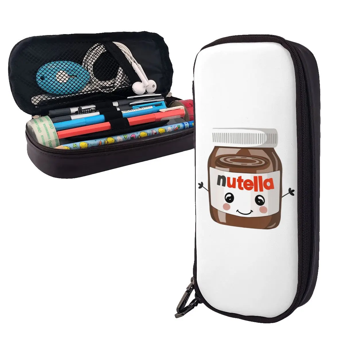 Nutella Cutie Leather Pencil Cases Pen Holder Storage Stationery Supplies Large Storage Pen Box Pencil Bag for Studen Gifts
Nutella Cutie Leather Pencil Cases Pen Holder Storage Stationery Supplies Large Storage Pen Box Pencil Bag for Studen Gifts