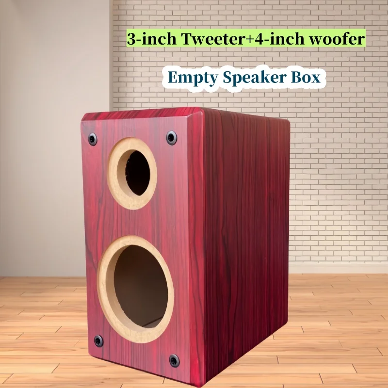 4-inch Woofer 3-inch Tweefer Empty Speaker Box,Two-way Speaker Body,DIY Passive Sound Box, 2Piece Speaker Unit Wooden Housing
4-inch Woofer 3-inch Tweefer Empty Speaker Box,Two-way Speaker Body,DIY Passive Sound Box, 2Piece Speaker Unit Wooden Housing