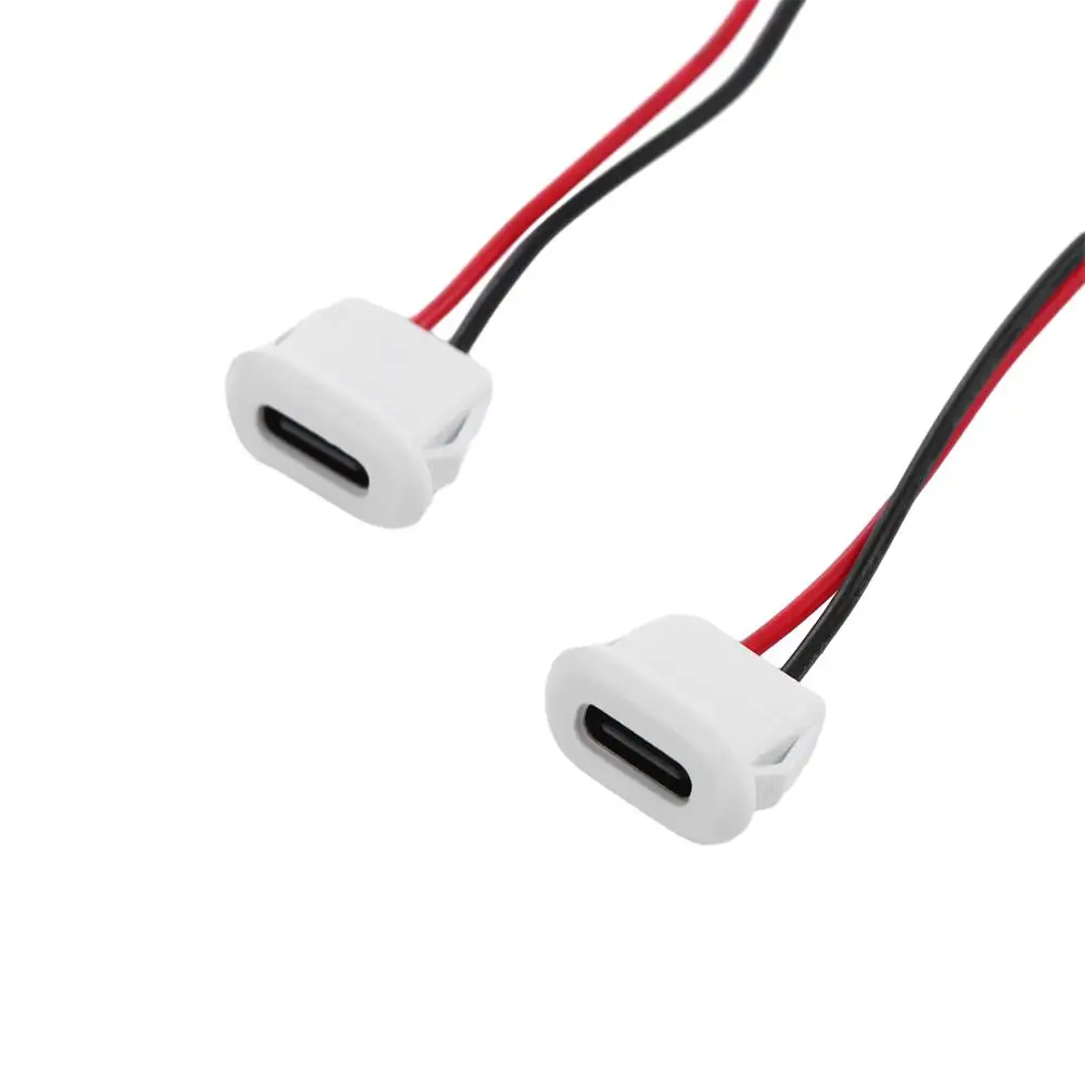 5Pcs Female Base Type-C Base With Welding Wire Female Socket Charging Interface USB-C Type USB-C Connector 2 Pin Connector
5Pcs Female Base Type-C Base With Welding Wire Female Socket Charging Interface USB-C Type USB-C Connector 2 Pin Connector