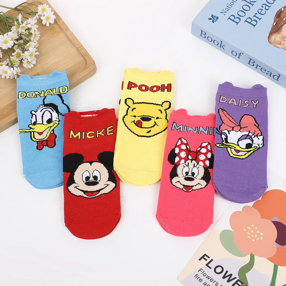 5 Pairs Disney Mickey Mouse Socks Sets Women Cute Cartoon Anime Socks Breathable Japanese Style Casual Cotton Short Sock Gifts
5 Pairs Disney Mickey Mouse Socks Sets Women Cute Cartoon Anime Socks Breathable Japanese Style Casual Cotton Short Sock Gifts