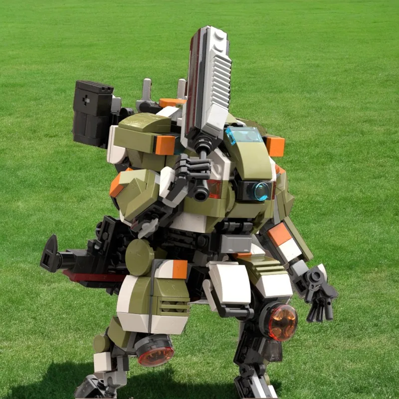 436 шт. MOC NEW BT-7274 — модульный Titanfall 2 Mech с подвижными шарнирами, креативная модель, строительные блоки, игрушки «сделай сам», подарок на день рождения
436 шт. MOC NEW BT-7274 — модульный Titanfall 2 Mech с подвижными шарнирами, креативная модель, строительные блоки, игрушки «сделай сам», подарок на день рождения