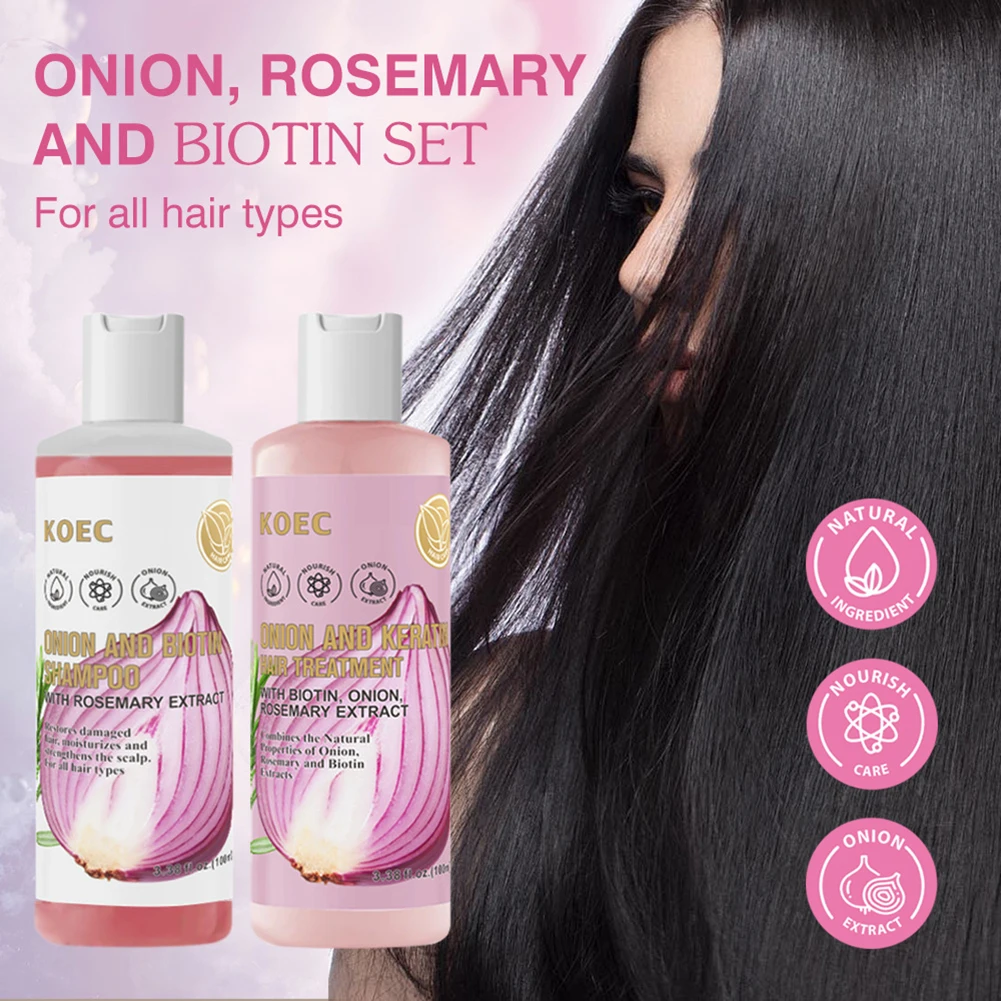 Hair Care Set,Onion Hair Care Set Onion Biotins Rosemary Shampoo Onion Rosemary Conditioner Set For All Hair Types
Hair Care Set,Onion Hair Care Set Onion Biotins Rosemary Shampoo Onion Rosemary Conditioner Set For All Hair Types