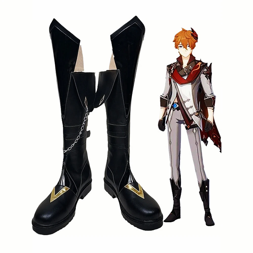Game Impact Tartaglia Cosplay Childe Shoes Thigh High Boots Fashion Slim Chunky Heels Over The Knee Boots Women/Men Long Boot
Game Impact Tartaglia Cosplay Childe Shoes Thigh High Boots Fashion Slim Chunky Heels Over The Knee Boots Women/Men Long Boot