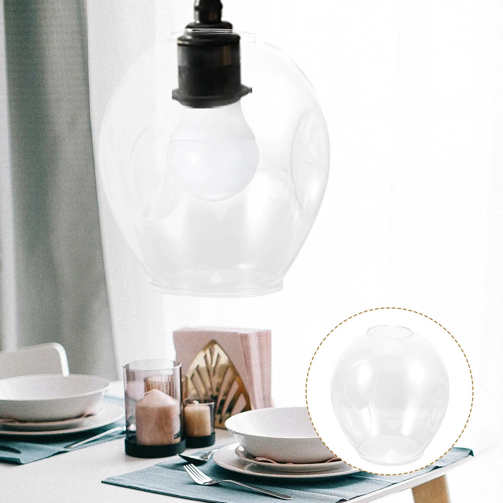 Glass Lamp Shade for Wall Lamp Chandelier Sconce Light Fixture Replacement Transparent Elegant Softens Light Living Room Bedroom
Glass Lamp Shade for Wall Lamp Chandelier Sconce Light Fixture Replacement Transparent Elegant Softens Light Living Room Bedroom