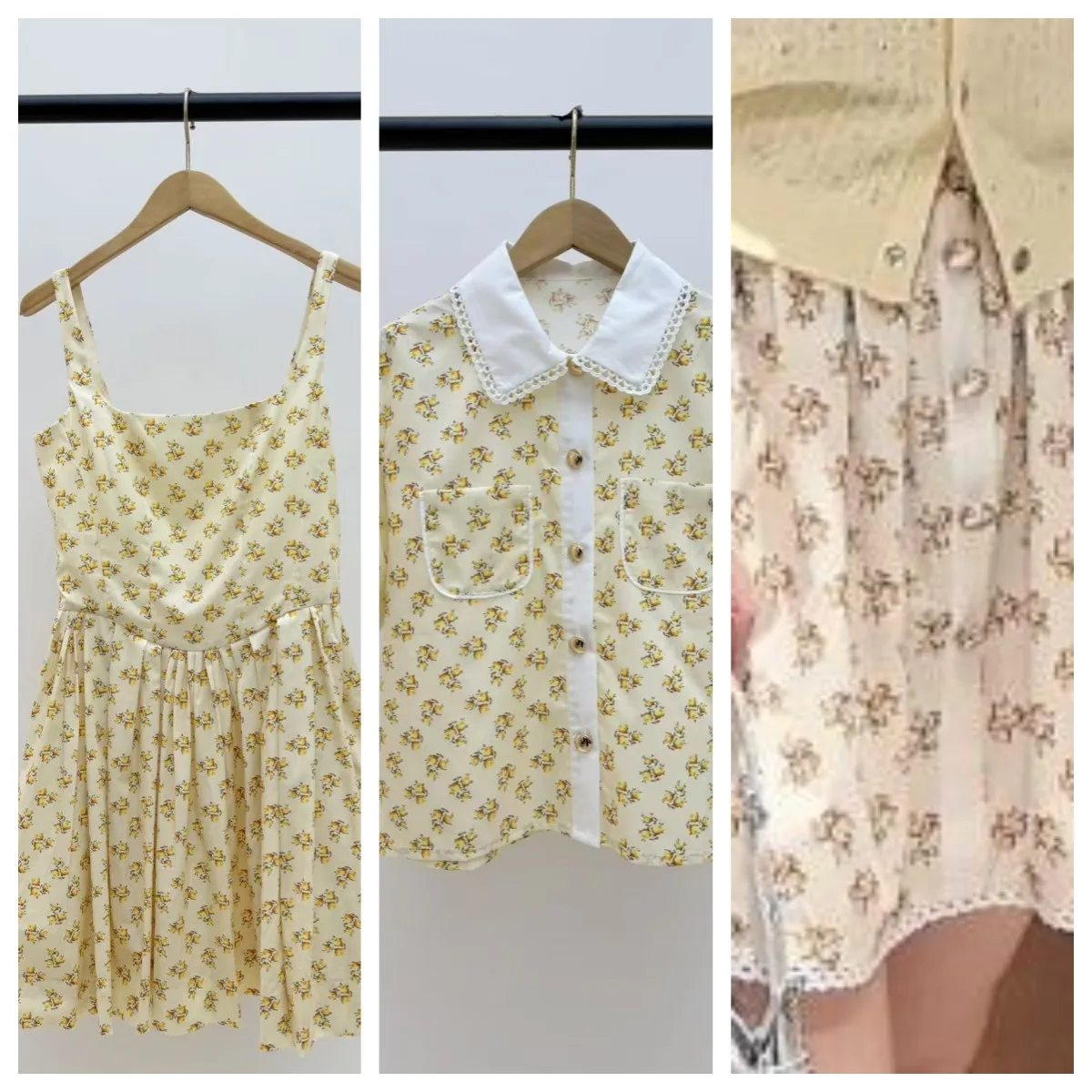 Flower Print Women Set High Waist Dress + Single Breasted Splices Turn-Down Shirt + Elastic Waist Mini Skirt for Ladies
Flower Print Women Set High Waist Dress + Single Breasted Splices Turn-Down Shirt + Elastic Waist Mini Skirt for Ladies