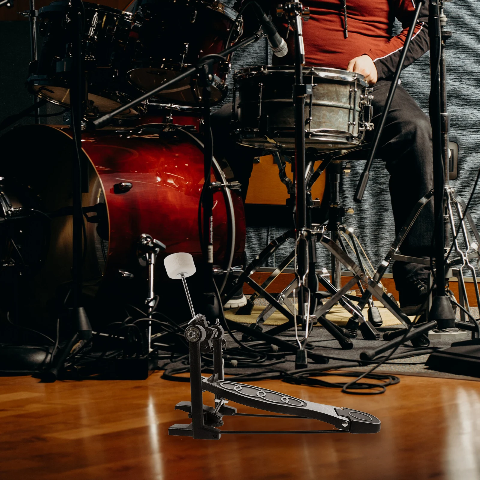 Drum Set Pedal Parts Precision Manufacturing Easy Installation Multi-Purpose Long-Lasting Single Pedal Accessory