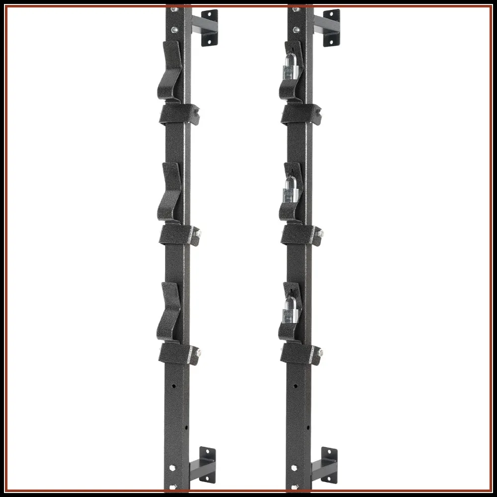3-Place Heavy Duty Trimmer Rack for Walls and Trailers with Locks, Black Steel
3-Place Heavy Duty Trimmer Rack for Walls and Trailers with Locks, Black Steel